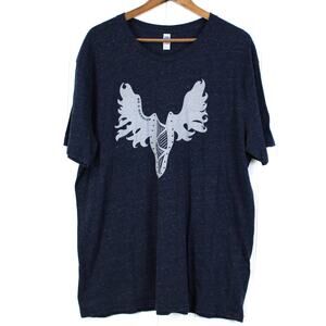 Alaska Crab Terror Island Mens Graphic T Shirt 2X Street Surf Skate Americana